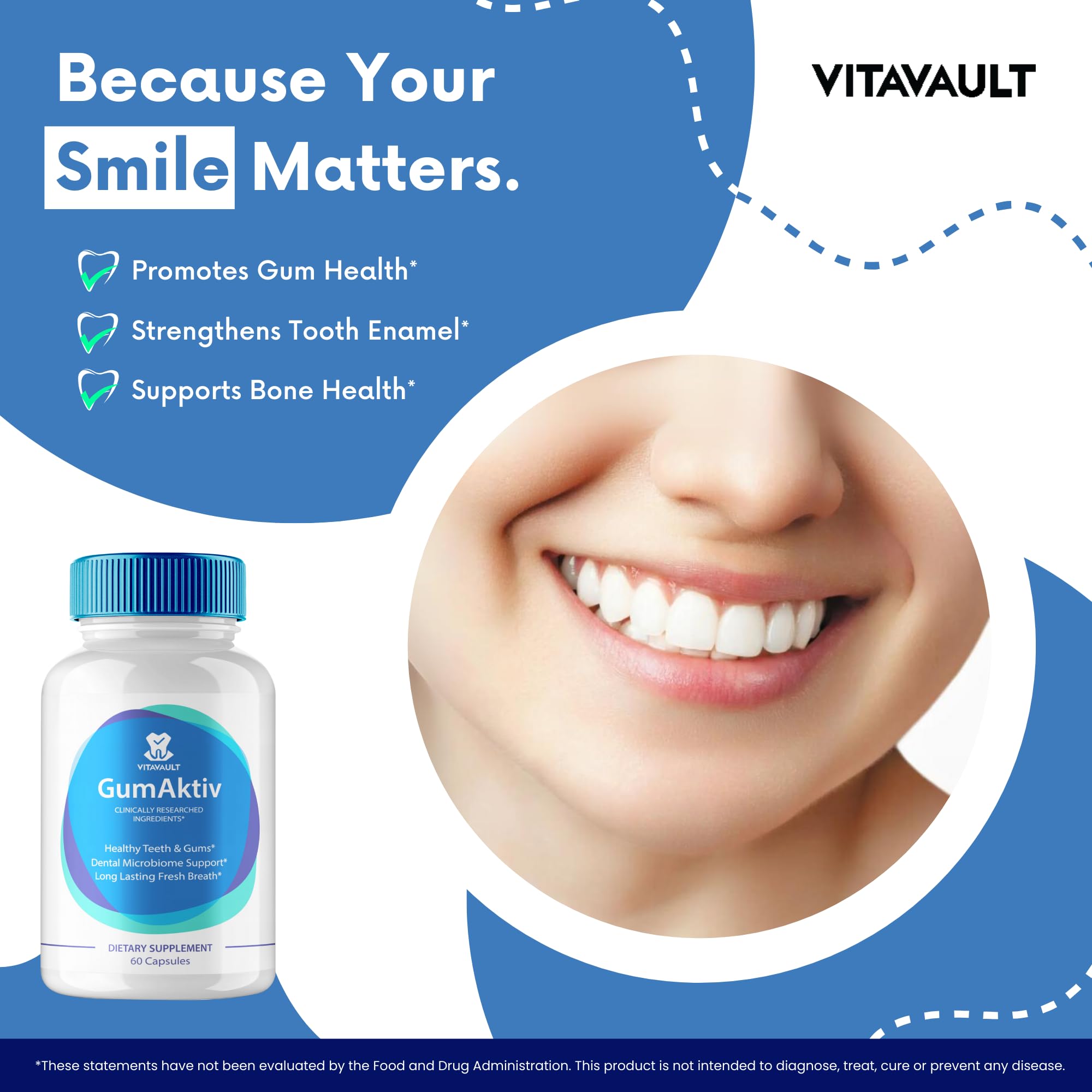 GumAktiv capsules featuring natural ingredients for gentle daily care