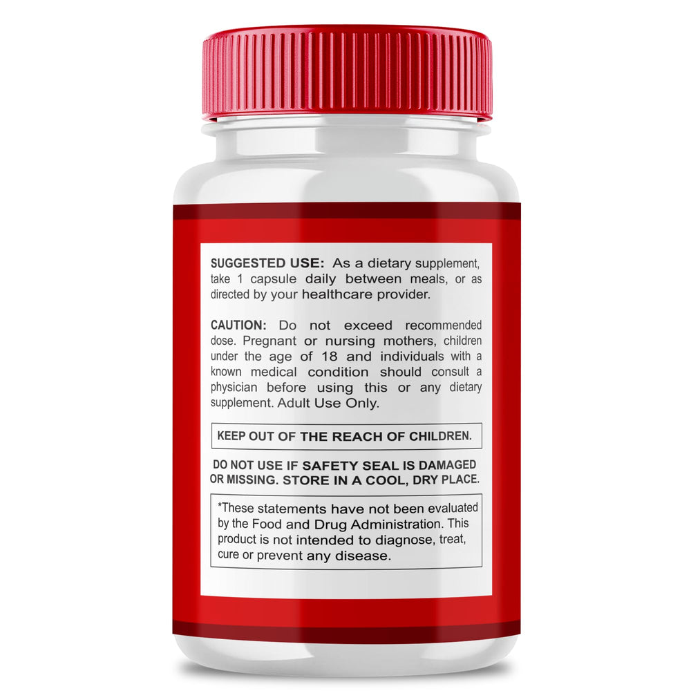 Vitavault Heart Freedom bottle label emphasizes natural formula and reliability