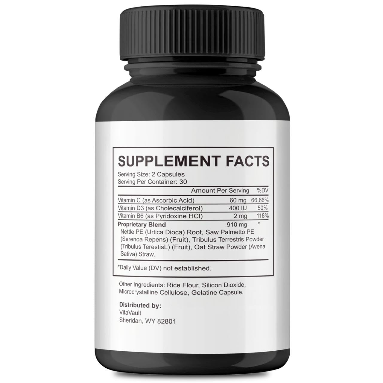 Capsules close-up showing the all natural formula for energy