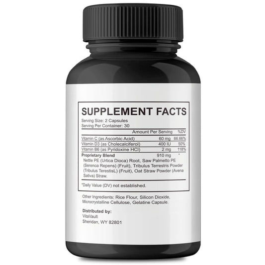 Capsules close-up showing the all natural formula for energy