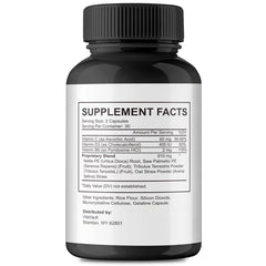 Capsules close-up showing the all natural formula for energy
