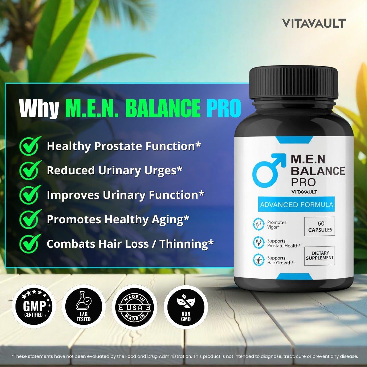 Label detail highlights premium all natural formulation