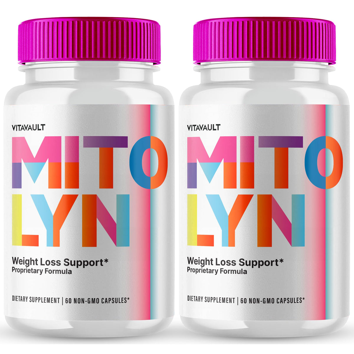 Vitavault Mitolyn capsules bottle front, ideal for a daily keto routine.