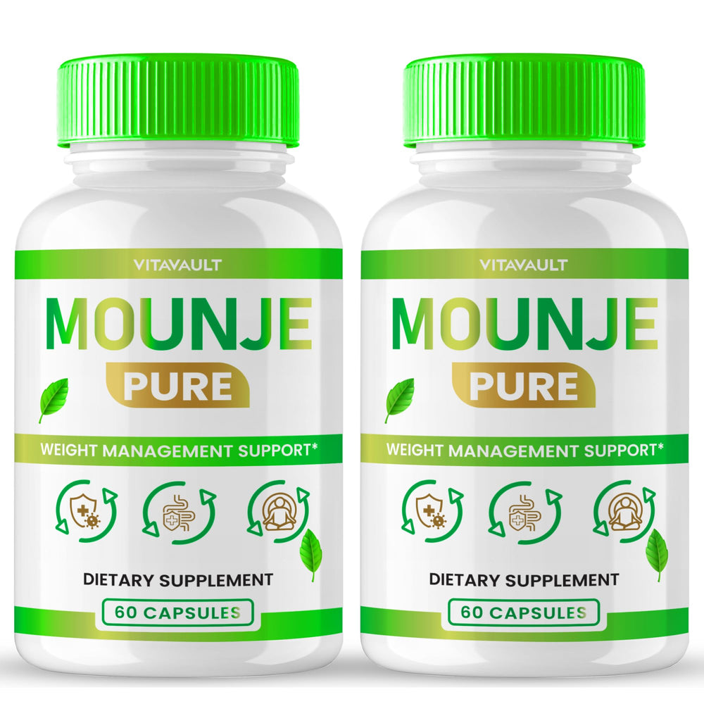 Vitavault Mounje Pure Keto Capsules bottle front view for convenient daily use