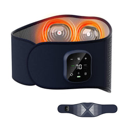 Vitavoco lower back massager front view with dual airbags for targeted heat therapy