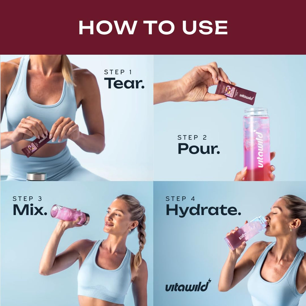 VitaWild packaging tub shown for easy daily use at home or on the go.
