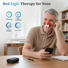 VitaYex No More Colds nasal therapy device side view showing compact, portable design.