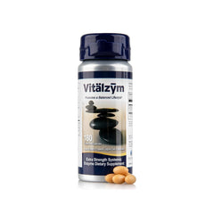 VITÄLZYM Serrapeptase gel capsule bottle pour for easy daily use