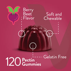 Viteey Beet Root Gummies berry flavor, a tasty daily accessory for energy and vitality.
