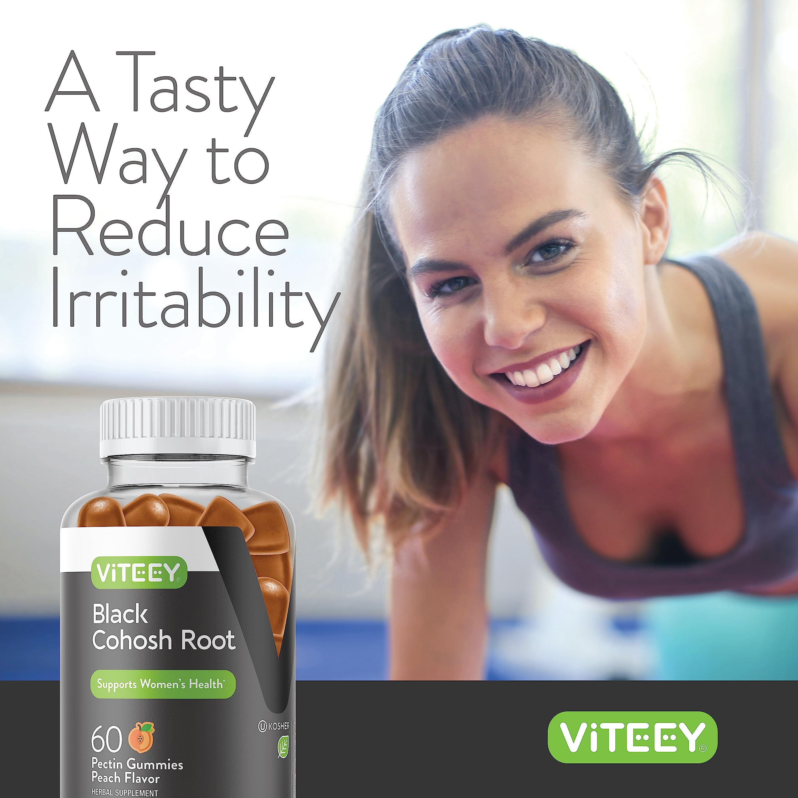 Viteey brand packaging with colorful label showcasing 120 gummies.
