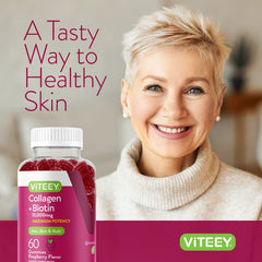 Women and men enjoying the berry-flavored gummies.