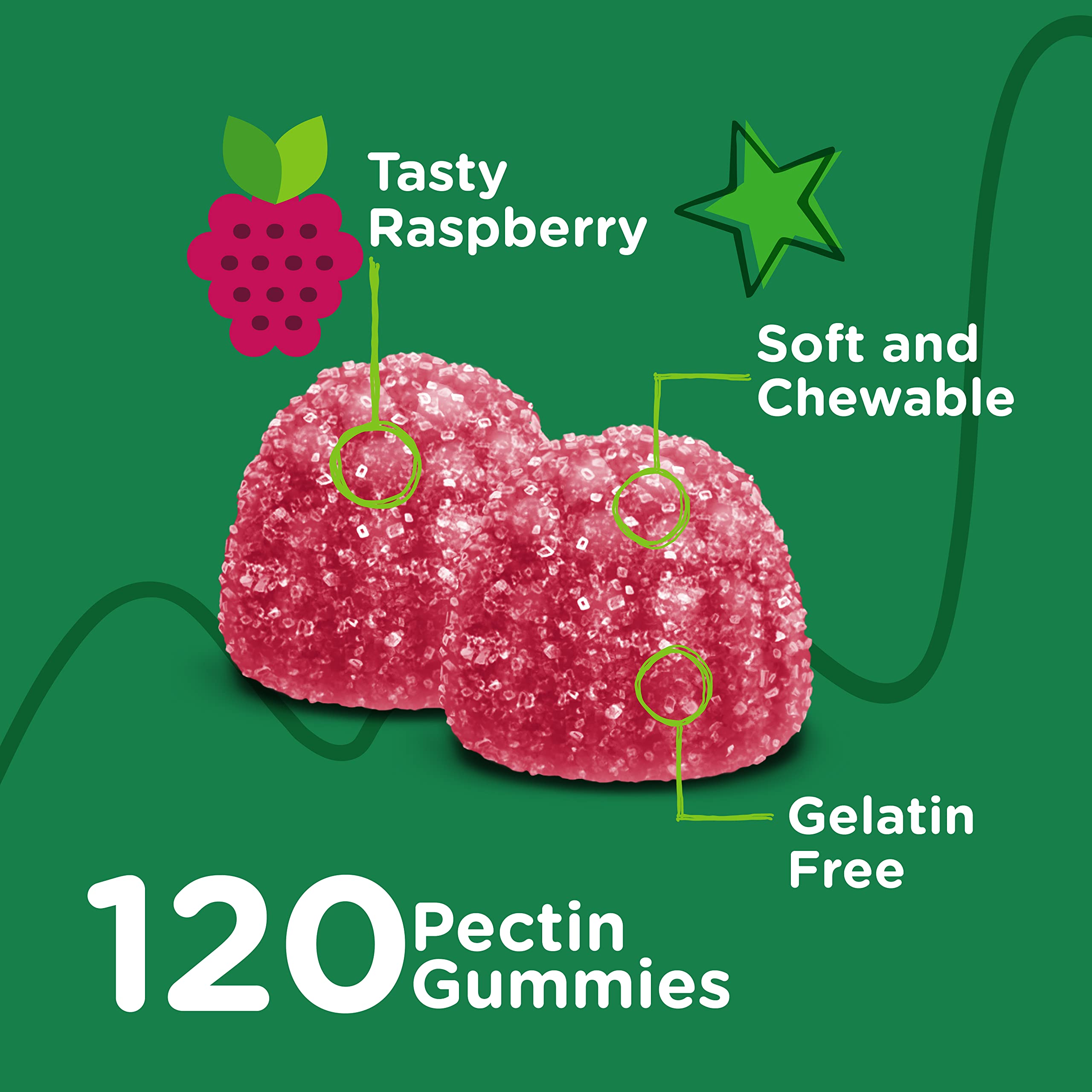 Viteey Kids Magnesium Citrate Gummies ingredients panel highlights natural colors.