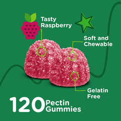Viteey Kids Magnesium Citrate Gummies ingredients panel highlights natural colors.