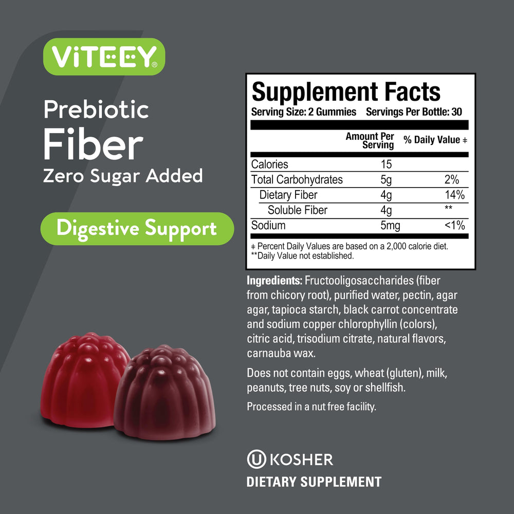 Soft chewy texture of Viteey gummies ideal for daily routine.