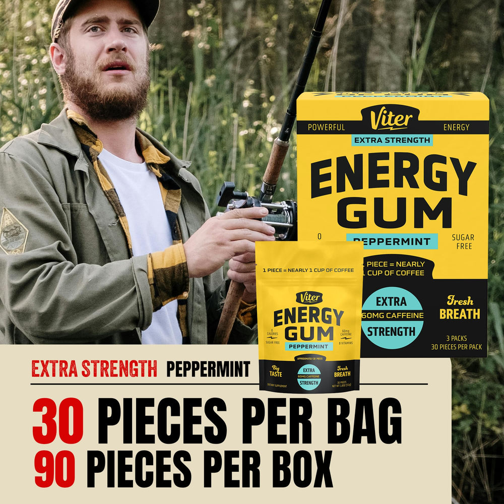 Viter Energy three-pack resealable bag ideal for travel and office use.