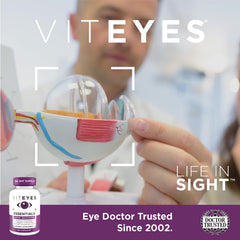 Viteyes Essentials daily dose reminder suggesting easy daily use.