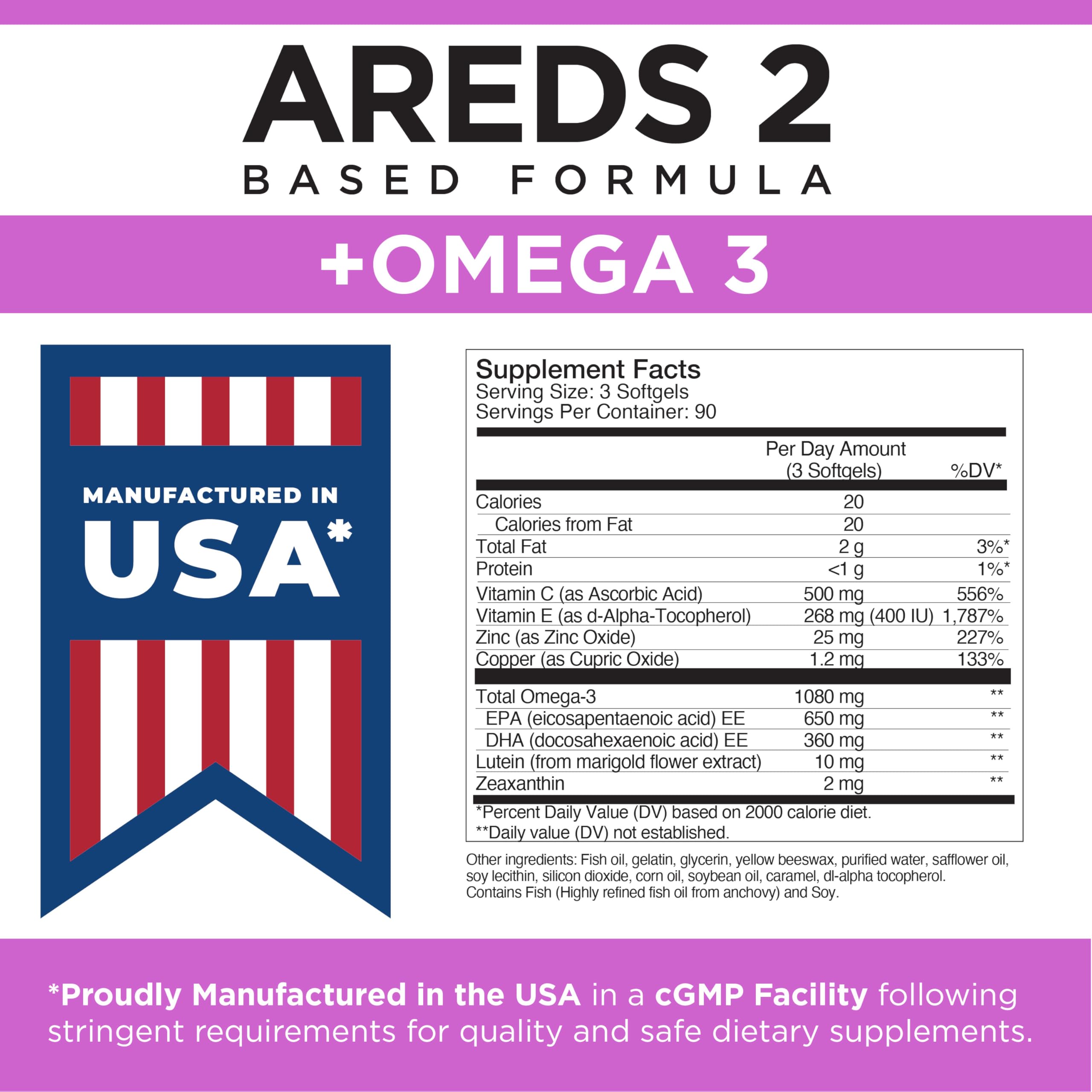 Manufactured in USA GMP facility for quality assurance.