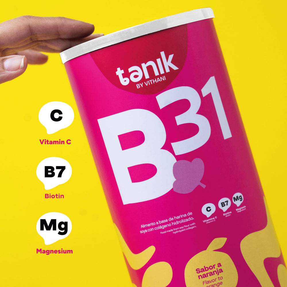 Vithani B31 vitamins D and E panel emphasizes antioxidant support and vitality.