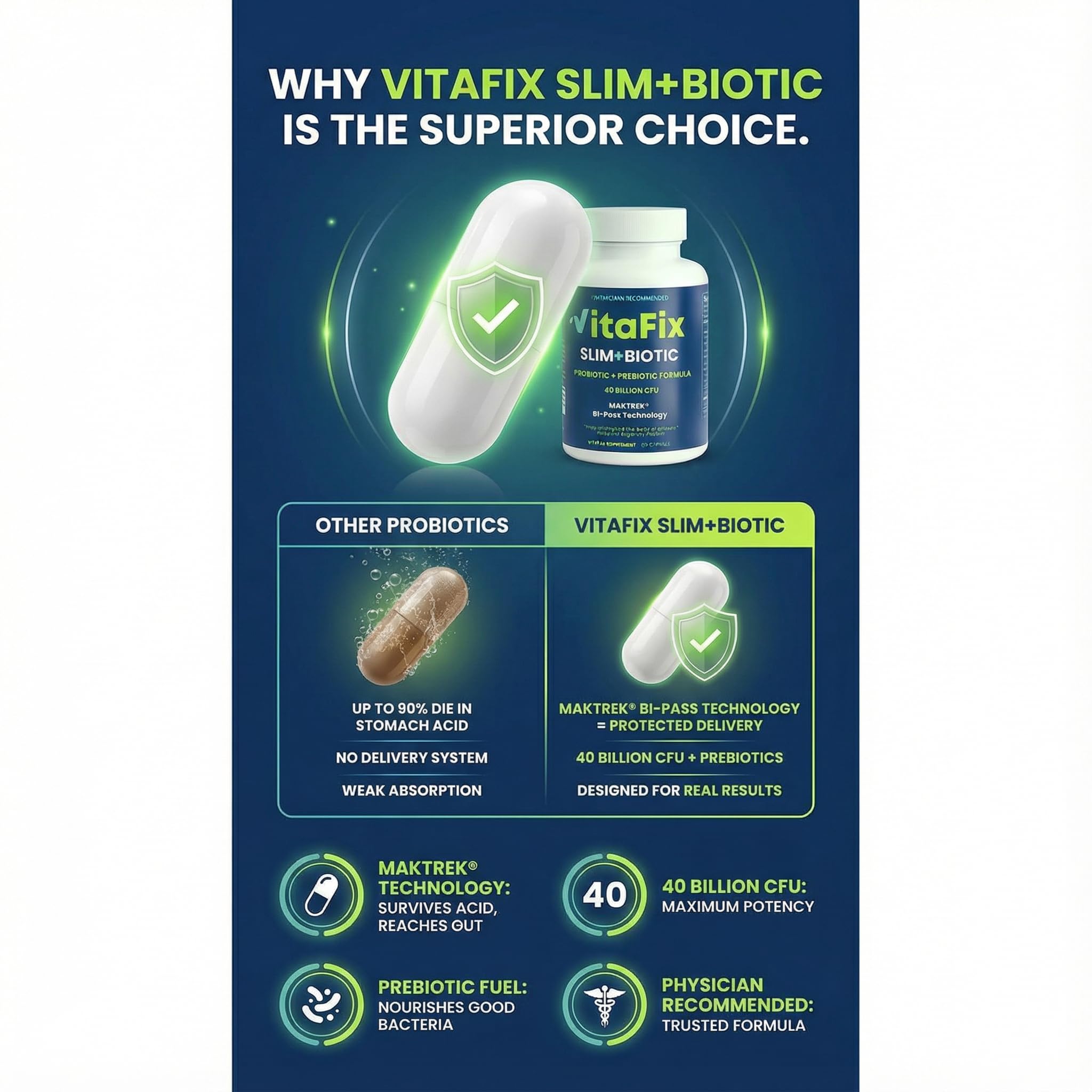 VitaFix SlimBiotic digestive-system graphic illustrates gut support