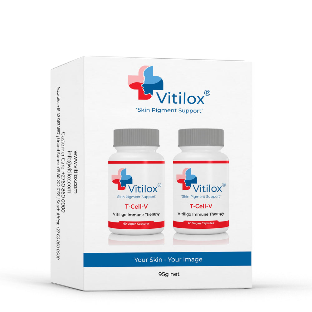 Vitilox T-Cell-V pills arranged for daily routine and easy self-care.