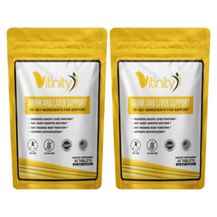 Vitinity Anti-Drink bottle label highlighting craving support potential.