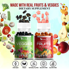 VITINITY fruit gummies close-up with fruity flavor supporting routine