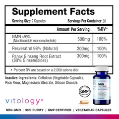 Vitology NMN Elite 500 lifestyle image suggesting daily use