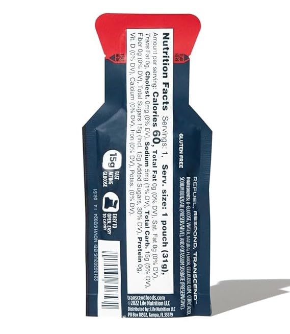 Vitonus strawberry gels closeup highlights ingredients and vibrant flavor.
