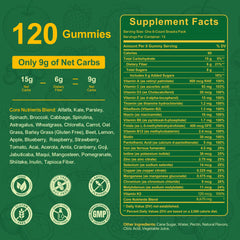 Vitrcestrs Greens Daily Gummies on-the-go pack for busy days' snack.