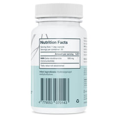 VITRUVIN NMN 500mg capsules view highlighting compact capsule form for daily supplementation.