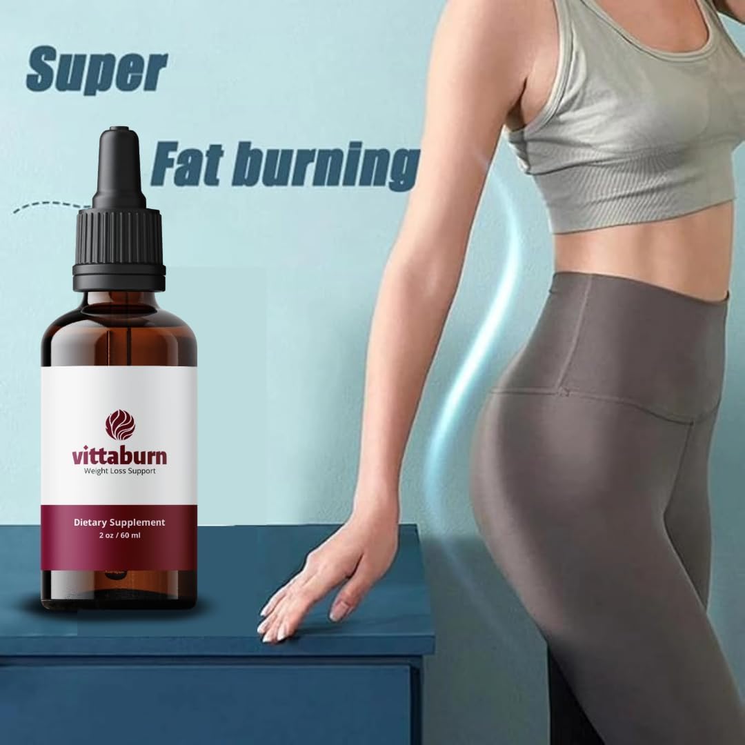 Vittaburn daily-use drops under tongue support easy mess-free routine.