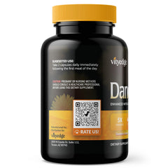 Morning routine with water and capsules on the counter