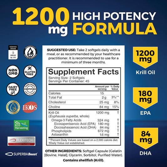 Viva Naturals Antarctic Krill Oil bottle pour showing convenient dosing.
