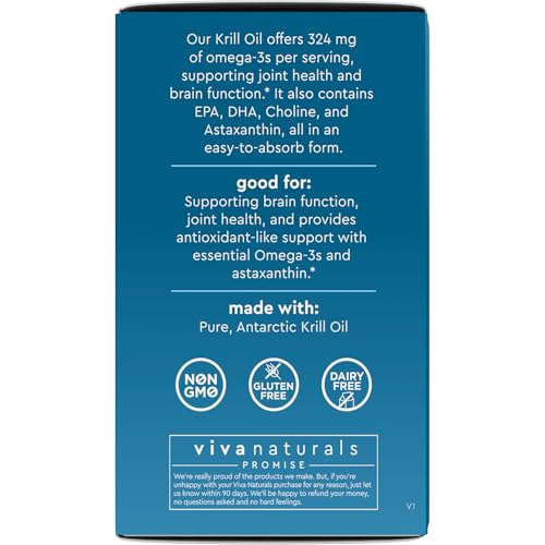 Viva Naturals dosing guidance shown on bottle label.