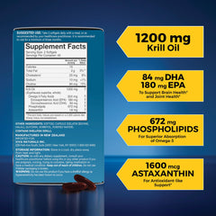 Viva Naturals krill oil close-up emphasizes phospholipids for absorption.