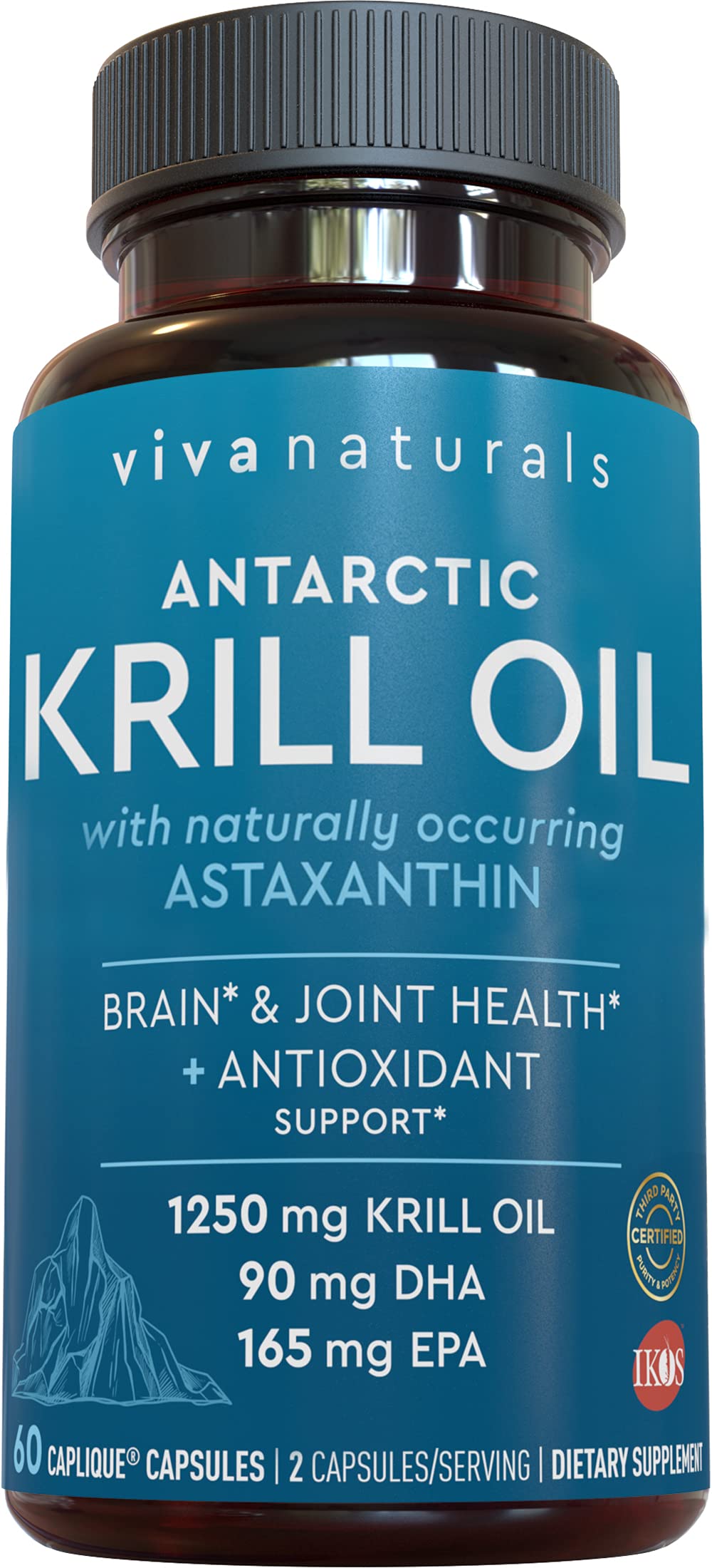Viva Naturals Caplique capsules close-up designed to reduce fishy aftertaste