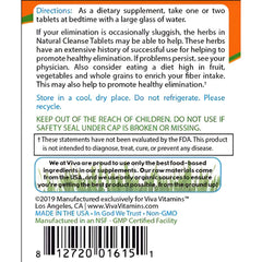 US-made GMP quality badge on the Viva Vitamins Natural Cleanse label