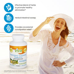Senna leaf and herbal blend illustration indicating natural colon cleanse ingredients