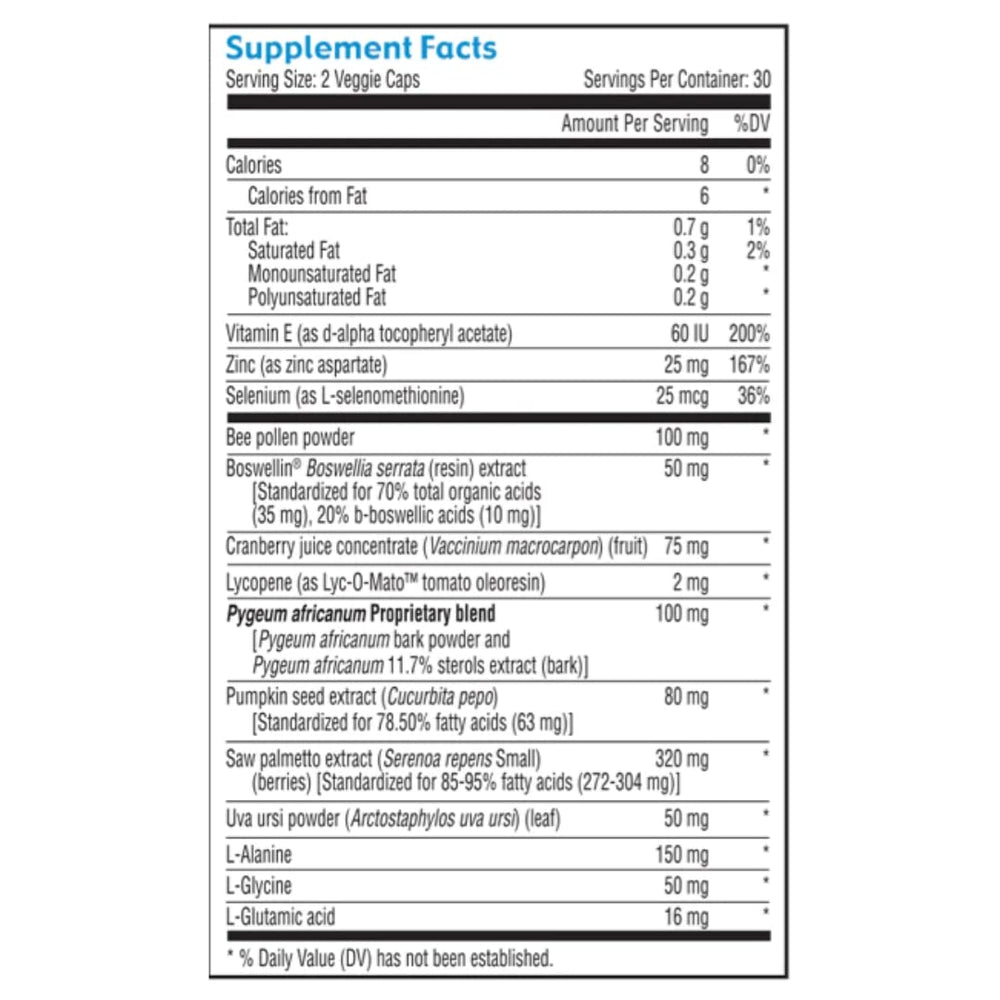Viva Vitamins Prostate Health dosage scene measuring the daily amount