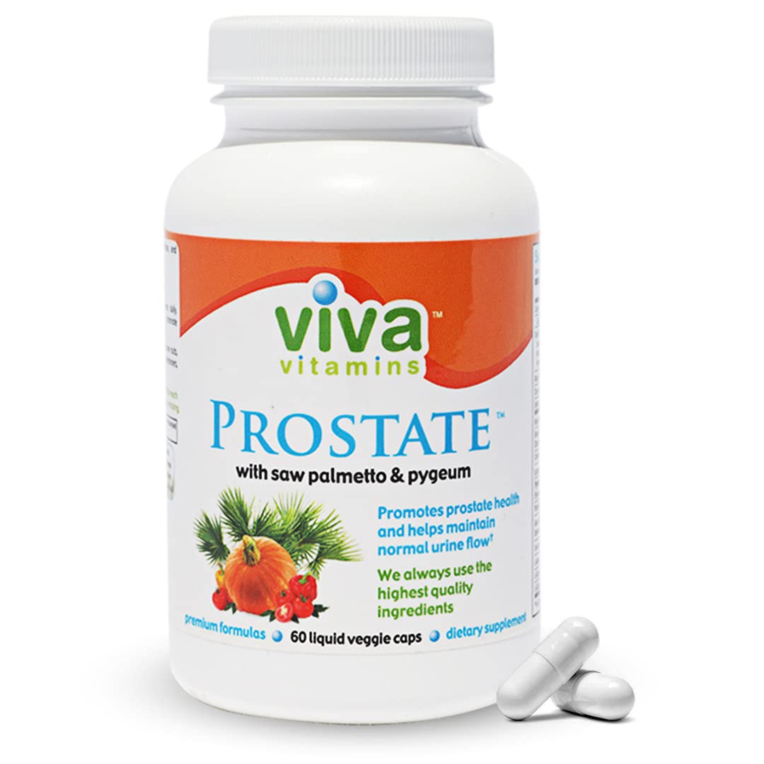 Viva Vitamins Prostate Health packaging box conveying premium US-made quality