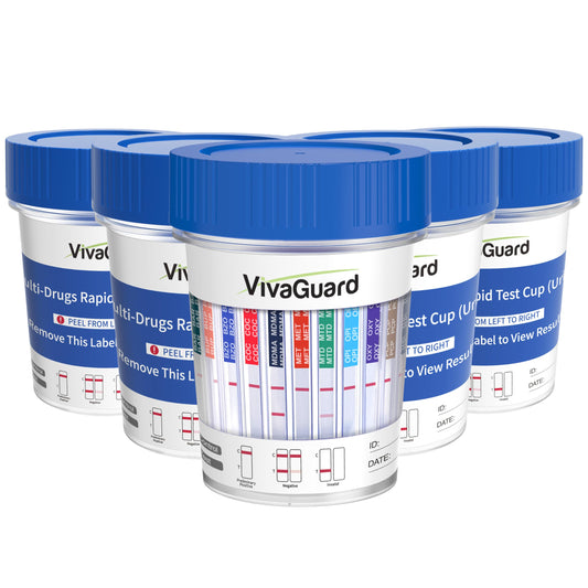 VivaGuard 15-panel drug test cup enables at-home screening with reliable results.