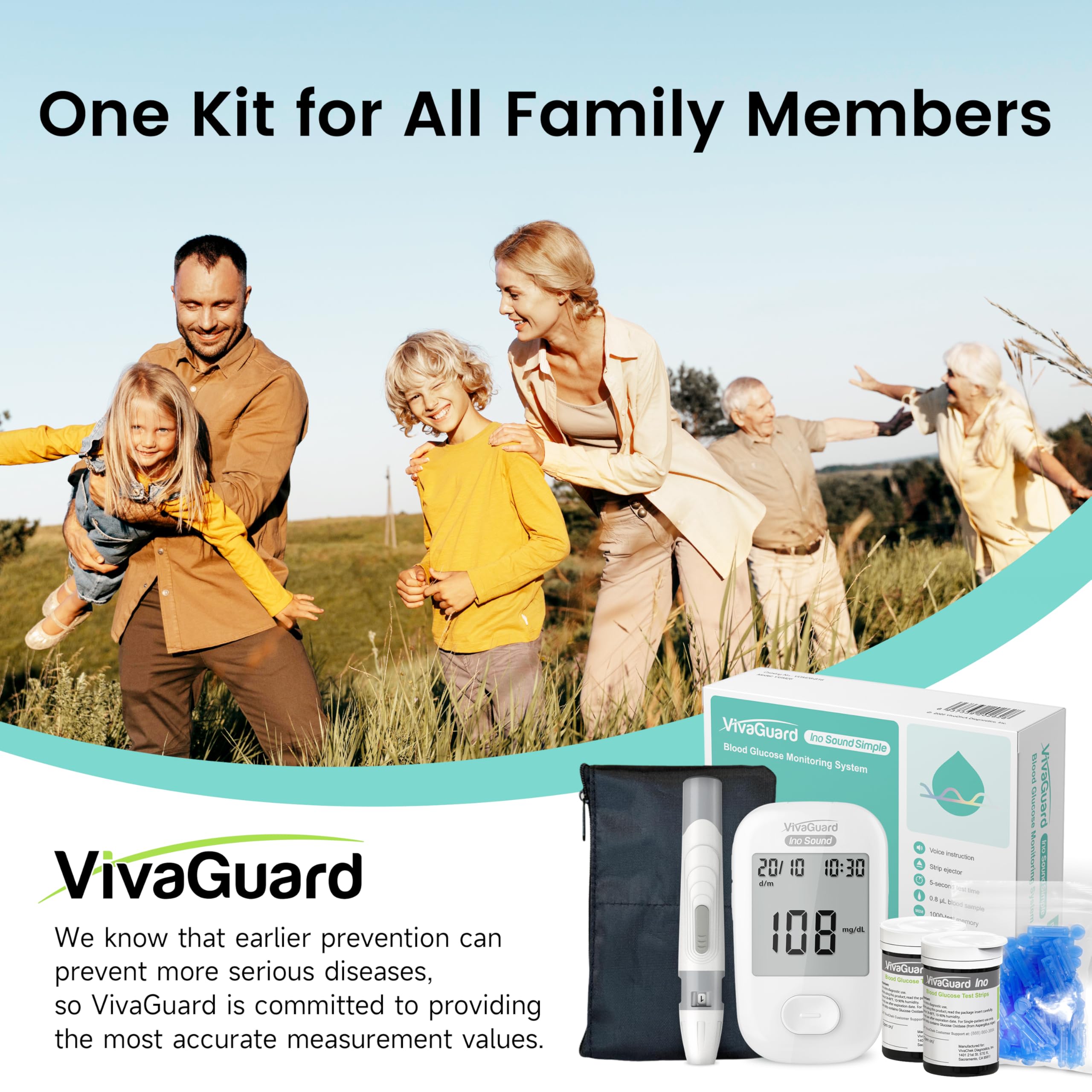 VivaGuard all-in-one kit is ready to use straight out of the box.
