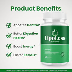 5-month Lipoless supply packaging for active lifestyles.