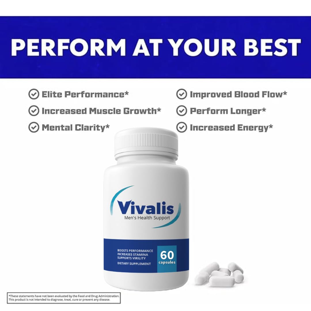 Close-up of VIVALIS capsules highlights texture and potency for daily vitality.