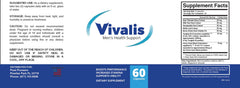 VIVALIS supplement setup on desk suggests simple daily regimen.