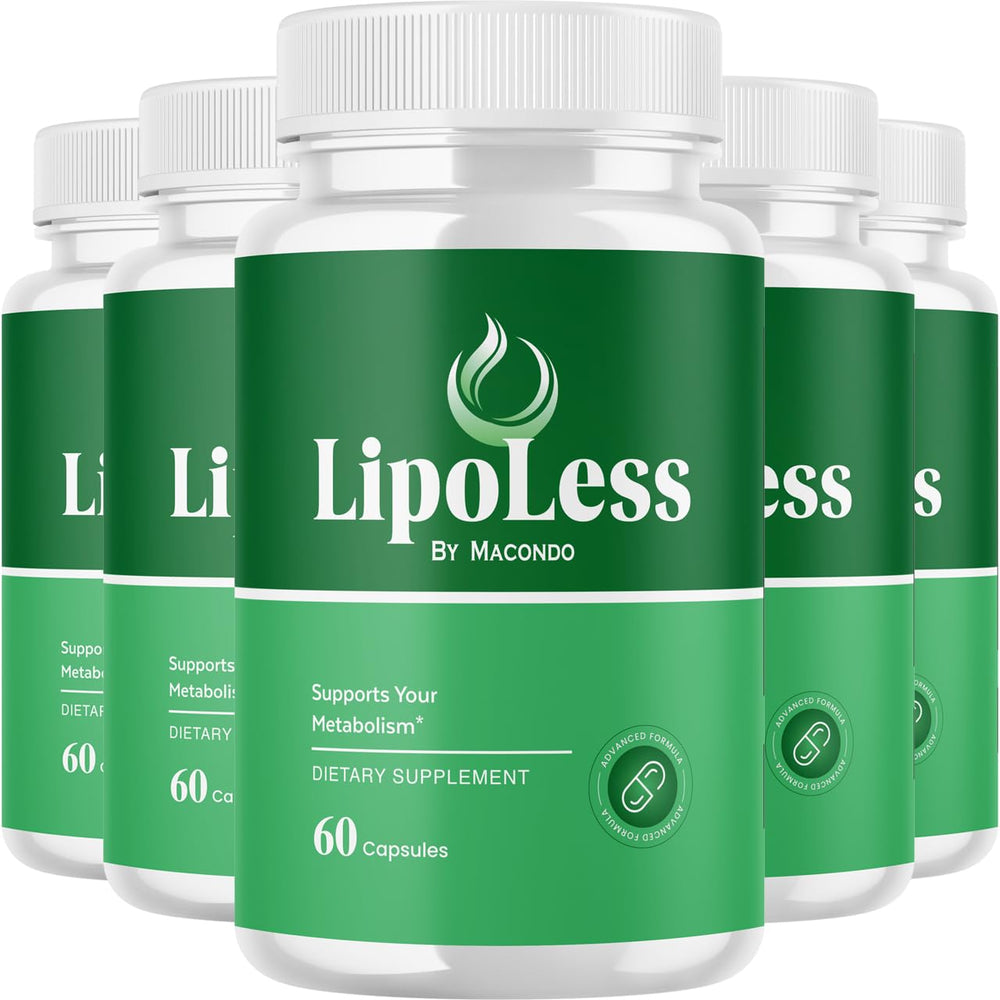 VIVALIS Lipoless 5-pack bottle front showing the product for daily wellness support.