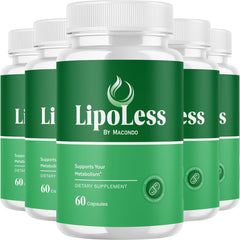 VIVALIS Lipoless 5-pack bottle front showing the product for daily wellness support.