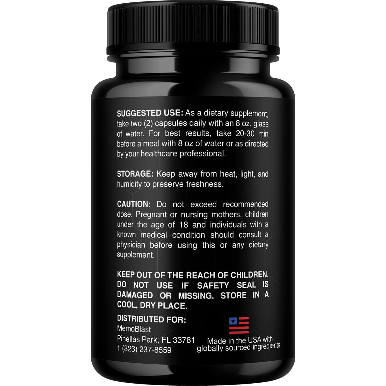 Memo Blast capsules in hand, ready to integrate into your daily routine.