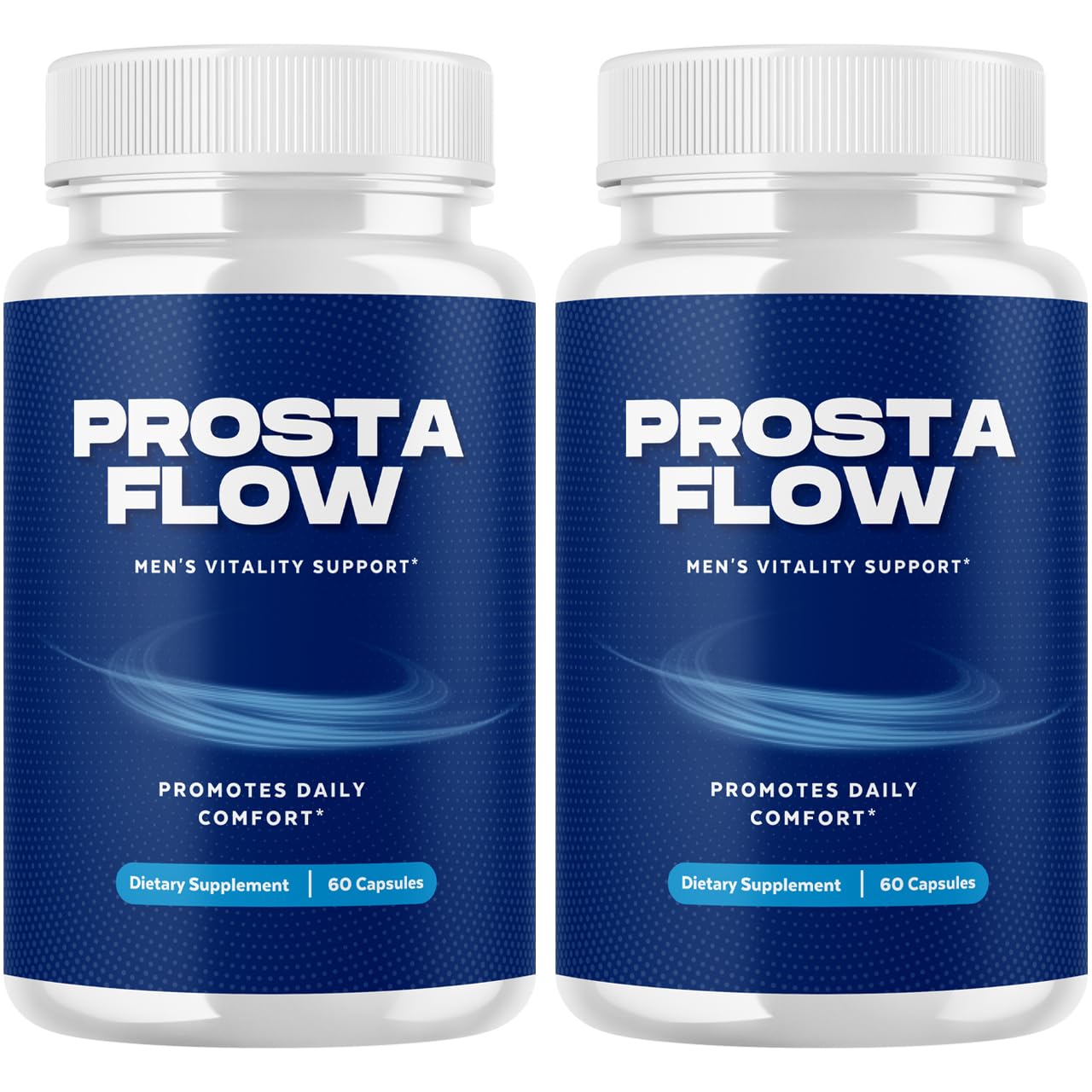 VIVALIS ProstaFlow capsules bottle front demonstrates daily prostate wellness support.