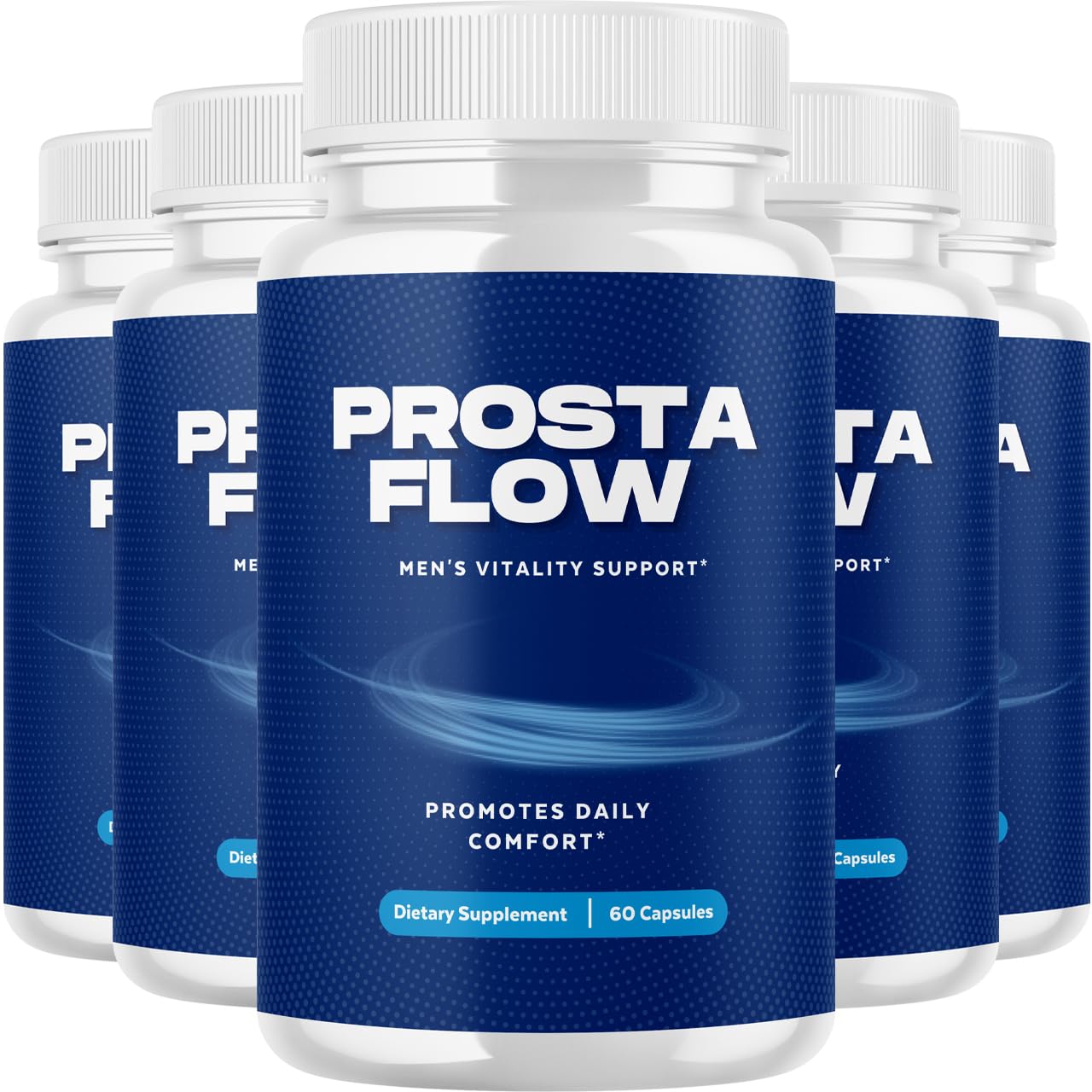 VIVALIS ProstaFlow capsules bottle for daily prostate wellness support.